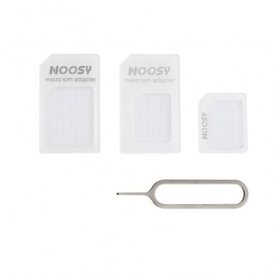 Noosy Adapteris Nano Micro Sim 3In1 rinkinys