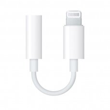 Apple MMX62ZM/A Lightning to 3.5mm Mini Jack Female Adapter Baltas