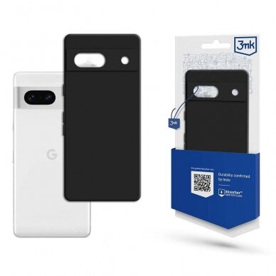 Telefono Dėklas Google Pixel 7A 5G - 3mk Matt Case Juodas KOW068