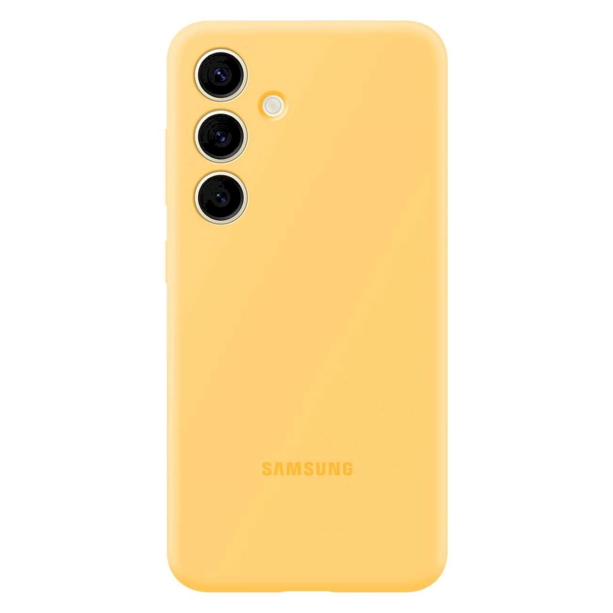 Originalus Dėklas Samsung Silicone Back Cover S24+ - Geltonas 