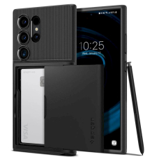 Dėklas Spigen Slim Armor CS case for Samsung Galaxy S24 Ultra - Juodas