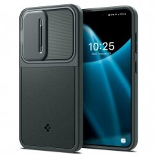 Dėklas Spigen Optik Armor case for Samsung Galaxy S24 - Žalias