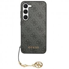 Dėklas Guess 4G Charms Collection case for Samsung Galaxy S24 Ultra - Juodas