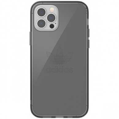 Telefono Dėklas Case ADIDAS - Protective Clear Case for iPhone 12/12 Pro Skaidrus Juodas KOW068 1