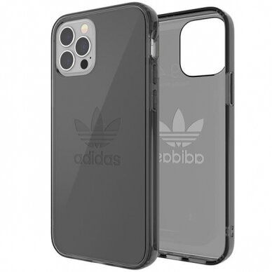 Telefono Dėklas Case ADIDAS - Protective Clear Case for iPhone 12/12 Pro Skaidrus Juodas KOW068 6