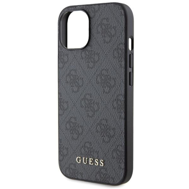 Telefono Dėklas Guess 4G Big Metal Logo case for iPhone 15 Plus - Pilkas KOW068 5