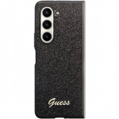 Dėklas Guess Glitter Case - Samsung Galaxy Z Fold 5 - Juodas 1