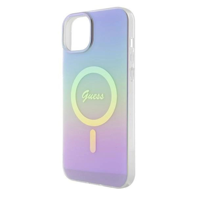 Dėklas Guess GUHMP15MHITSU iPhone 15 Plus 6.7" Violetinis hardcase IML Iridescent MagSafe 5