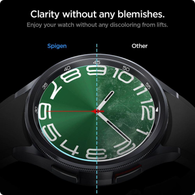 Ekrano Apsauga SPIGEN GLAS.TR EZ FIT SAMSUNG GALAXY WATCH 6 CLASSIC (47MM) 2vnt 9