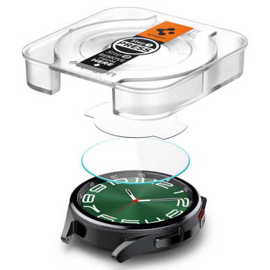 Ekrano Apsauga SPIGEN GLAS.TR EZ FIT SAMSUNG GALAXY WATCH 6 CLASSIC (47MM) 2vnt 4