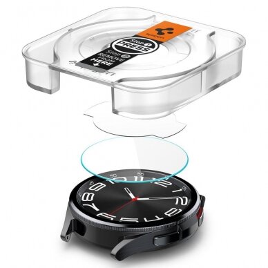 Ekrano Apsauga Samsung Galaxy Watch 6 Classic (43mm) - Spigen Glas TR "Ez Fit" 2vnt 4