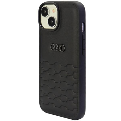 Telefono Dėklas Etui Audi GT Synthetic Leather do iPhone 15 Juodas KOW068 2