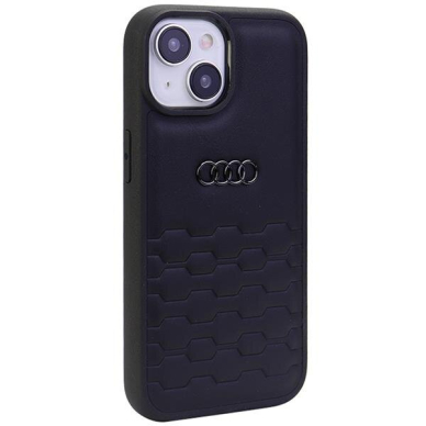 Telefono Dėklas Etui Audi GT Synthetic Leather do iPhone 15 Plus Juodas KOW068 1