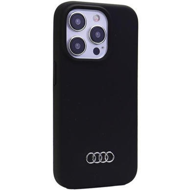 Telefono Dėklas Etui Audi Silicone Case do iPhone 15 Pro Juodas KOW068 1