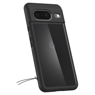 Telefono Dėklas Etui Spigen Ultra Hybrid na Google Pixel 8 Juodas Skaidrus KOW068 5