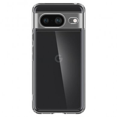 Telefono Dėklas Etui Spigen Ultra Hybrid na Google Pixel 8 Skaidrus KOW068 1