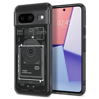 Telefono Dėklas Etui Spigen Ultra Hybrid Google Pixel 8 Juodas KOW068