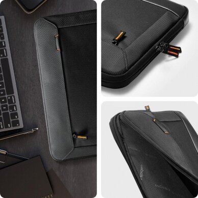 Universalus Dėklas Cover SPIGEN KLASDAN KD100 SLEEVE LAPTOP 15-16 Juodas 10