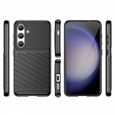 Dėklas Thunder Case armored case for Samsung Galaxy S24 - Juodas 5