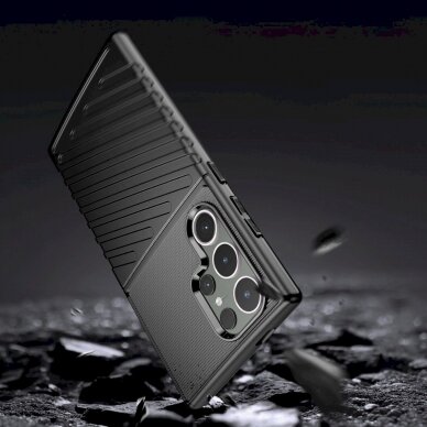 Telefono Dėklas Thunder Case armored case for Samsung Galaxy S24 Ultra - Juodas 6