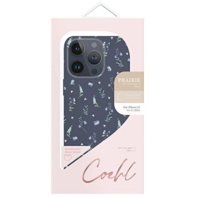 Dėklas UNIQ case Coehl Prairie iPhone 15 Pro 6.1" - Mėlynas 2