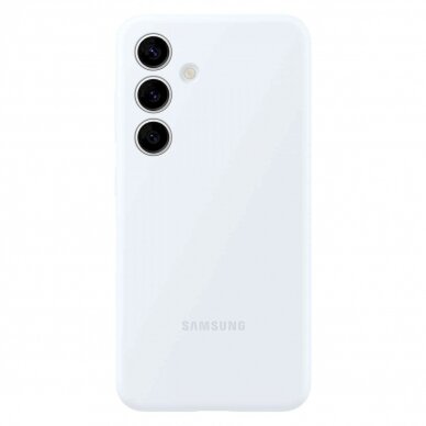 Originalus Dėklas Samsung Silicone Case EF-PS921TWEGWW for Samsung Galaxy S24 - Baltas