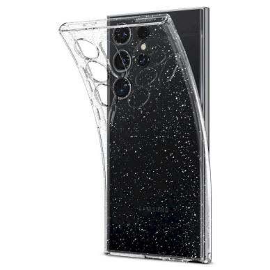 Dėklas Spigen Liquid Crystal case for Samsung Galaxy S24 Ultra - Skaidrus Blizgus 9