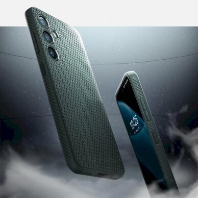 Dėklas Spigen Liquid Air case for Samsung Galaxy S24+ - Žalias 11