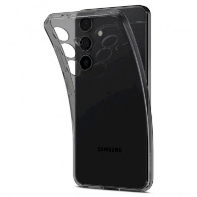 Dėklas Spigen Liquid Crystal case for Samsung Galaxy S24+ - Juodas Skaidrus 9