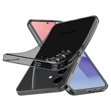 Dėklas Spigen Liquid Crystal case for Samsung Galaxy S24+ - Juodas Skaidrus 8