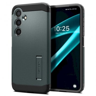 Dėklas Spigen Tough Armor case for Samsung Galaxy S24+ - Žalias