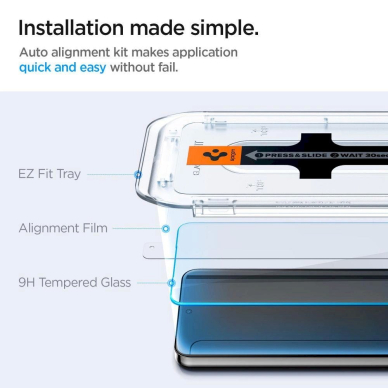 Ekrano Apsauga Spigen Glas.tR EZ Fit tempered glass for Samsung Galaxy S24+ - Permatomas 7