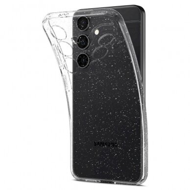 Dėklas Spigen Liquid Crystal case for Samsung Galaxy S24 - Permatomas Blizgus 9