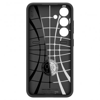 Dėklas Spigen Optik Armor case for Samsung Galaxy S24 - Juodas 4