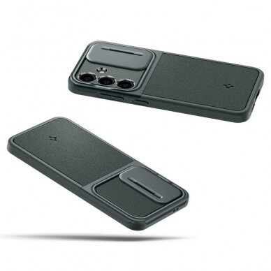 Dėklas Spigen Optik Armor case for Samsung Galaxy S24 - Žalias 10