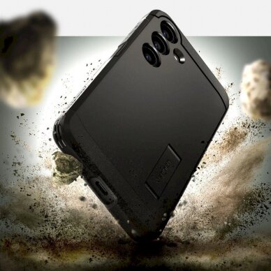 Dėklas Spigen Tough Armor case for Samsung Galaxy S24 - Juodas 10