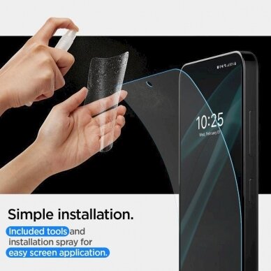 Ekrano Apsauga Spigen Neo Flex hydrogel film for Samsung Galaxy S24 - 2 pcs - Permatomas 13