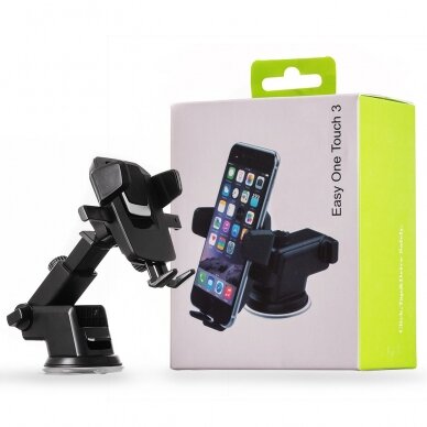 Telescopic Car Mount Phone Holder Dashboard Or Windshield skirta Black 6