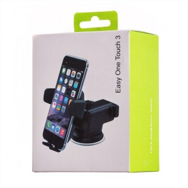 Telescopic Car Mount Phone Holder Dashboard Or Windshield skirta Black 2