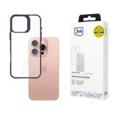 Dėklas 3mk Satin Armor Case+ Purple Apple iPhone 16 Pro - Permatomas