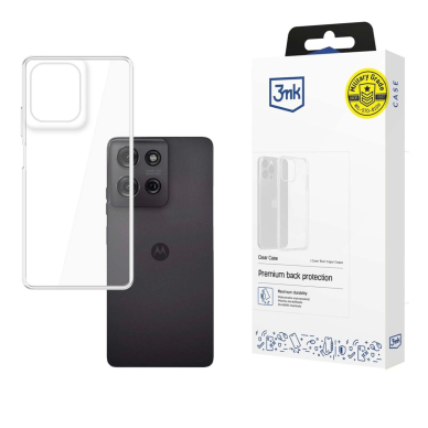 3mk Clear Dėklas Motorola Moto G75 - Permatomas