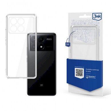 3mk Clear Dėklas Xiaomi Poco X6 Pro 5G - Permatomas