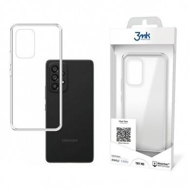 Dėklas 3MK ClearCase Samsung Galaxy A53 5G Skaidrus