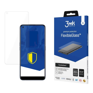 3mk FlexibleGlass™ Lankstus apsauginis stiklas Realme 7 Pro