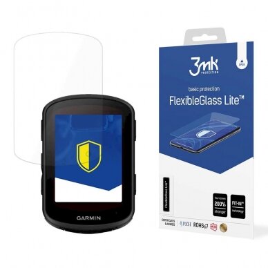 3mk FlexibleGlass Lite™ Lankstus apsauginis stiklas Garmin Edge 540