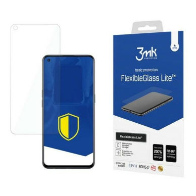 Lankstus hibridinis stiklas 3MK FlexibleGlass Lite Realme GT Master