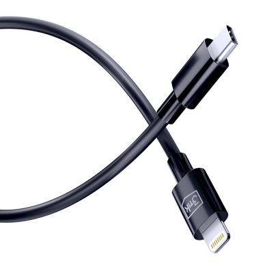 3mk Hyper Kabelis USB-C / Lightning 20W 1.2m - Juodas 4