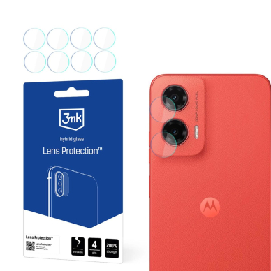 3mk Lens Protection Hybrid kameros apsauginis stiklas Motorola Moto G35 5G