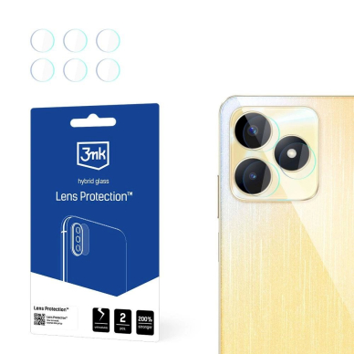 3mk Lens Protection™ hybrid kameros apsauginis stiklas Realme C53