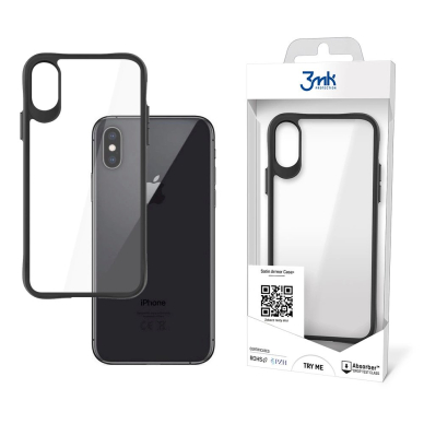 3mk Satin Armor Case+ Dėklas iPhone X / XS - Permatomas